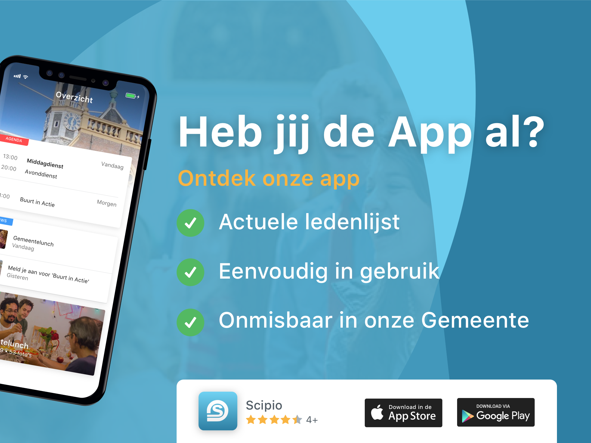 scipio app beamer leden